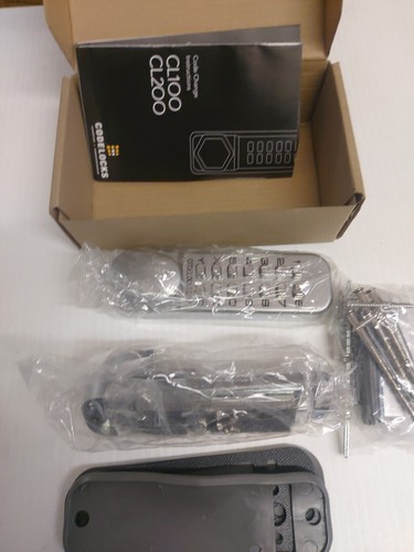 Codelocks 100 SG CL100 Surface Deadbolt Mechanical Lock, Silver Grey - Picture 6 of 8