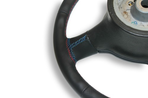 LENKRAD BMW E34, E36 M-Tech 2 PERFO/GLATT NEU BEZIEHEN LEDERLENKRAD SPORTLENKRAD - Bild 11 von 12