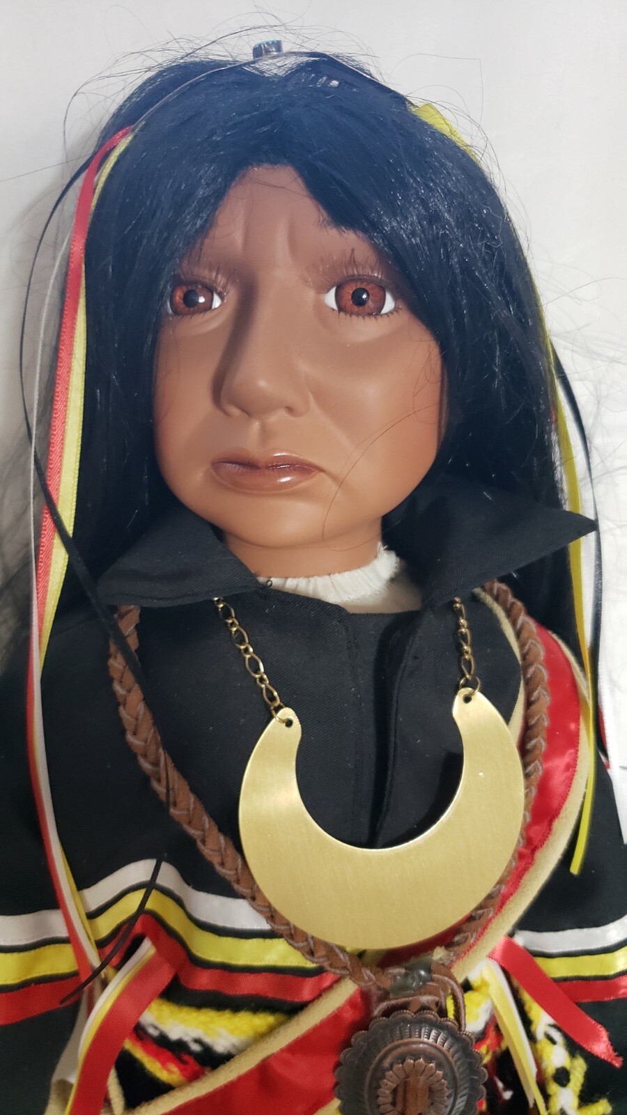 25" Traditions Doll Collection Native American Indian Porcelain Doll eBay