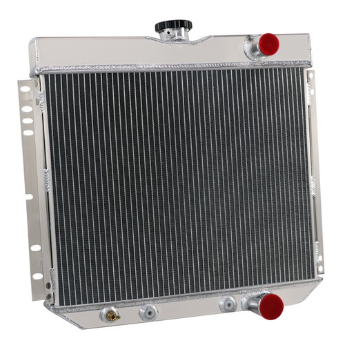 Upgrade 4 Row Aluminium Radiator For Ford Mustang Cougar Torino Falcon 1963-70 - Picture 2 of 10