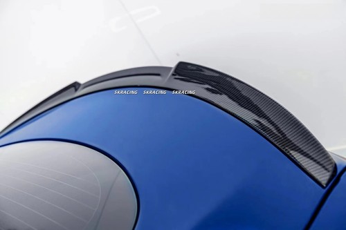 Se adapta a Tesla Modelo S 21-24 Fibra de Carbono Seco Tapa Trasera Alerón Alerón Cuerpo Kits - Imagen 6 de 17