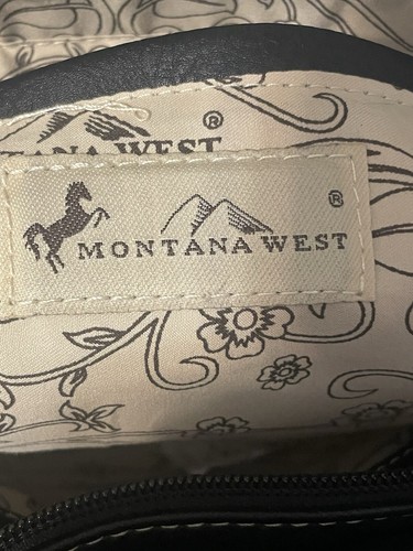 Montana West Concealed Gun Carry Purse Turquoise/Teal & Black New With Tags!! - Picture 8 of 10