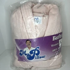 MyPillow Women's Bathrobe Blush Supima Cotton