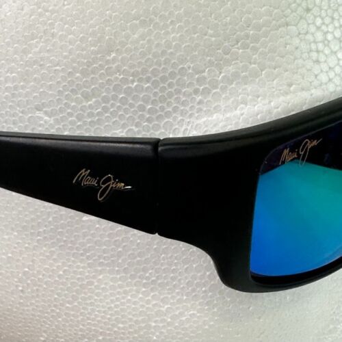 Maui Jim LOCAL KINE Sunglasses MJ810-27M Soft Black Frame MauiGreen Lenses 61-18 - Picture 2 of 11