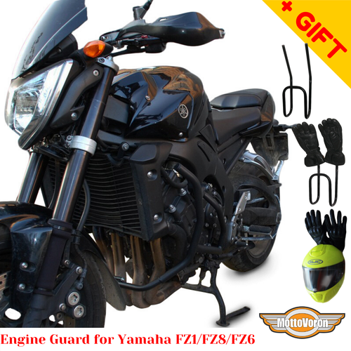 For Yamaha FZ6 Fazer engine guard FZ1S crash bars FZ8S FZ1N FZ8N FZ6S2 FZ6N,Gift - Picture 1 of 12