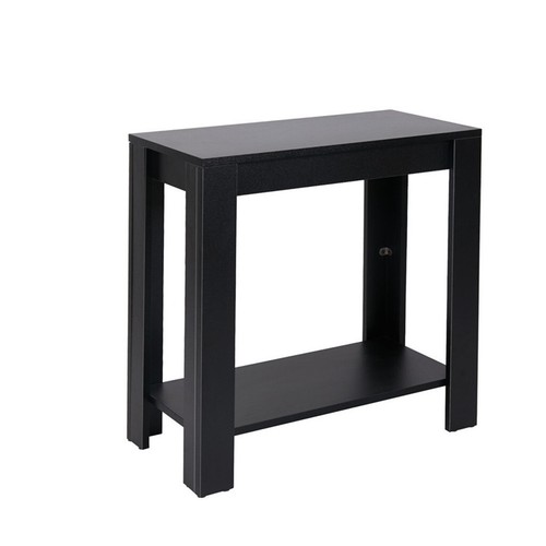 Farmhouse Bedside End Table Sofa Side Table with Storage Shelf Telephone Table - Picture 8 of 12