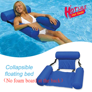 HOT-Swimline-Fabric-Covered-Swimming-Pool-amp-Lake-Pond-Floating-Chair-amp-Lounge