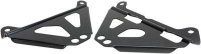 Works Connection Black Aluminum Radiator Braces (18-B179)
