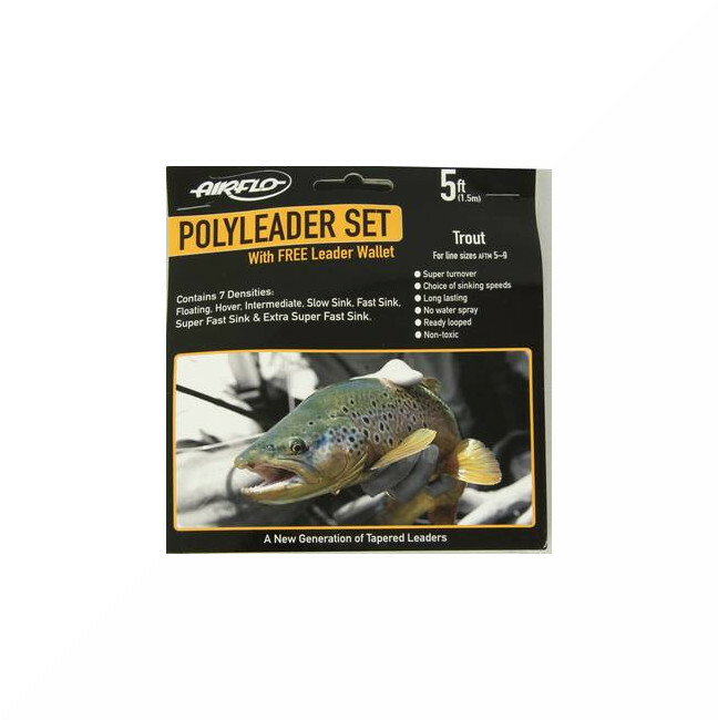 Airflo PolyLeader Trout Set with Wtuttiet Airflo PolyLeader Trout Set with Wtuttiet