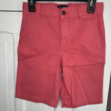 Children's Place Size 8 Burnt Orange/Red Boys Chino Shorts Stylish Preppy Summer