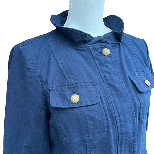 Talbots Jacke. Marineblau, Rüschen, Goldknöpfe, Militär, Maritim. Gr. 6 - Bild 3 von 13