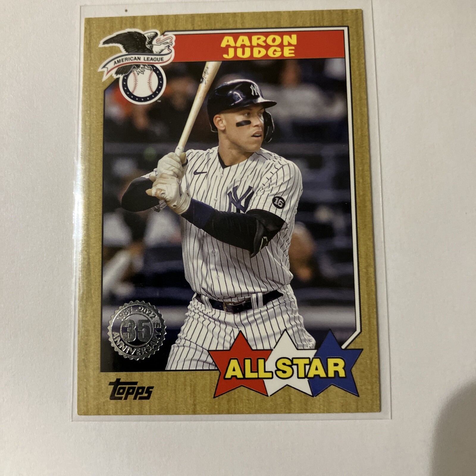 2022 TOPPS SERIES 2 (#87AS-4) AARON JUDGE ALL STAR