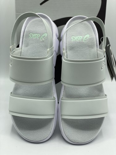 ASICS Gel-Quantum 90 Men's Sling-Back Slides Sandals Size 9 White - Picture 6 of 8