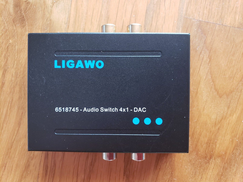 LIGAWO Audio Switch mit Digital zu Analog-Konverter 4x1 DAC 6518745 - Bild 4 von 4