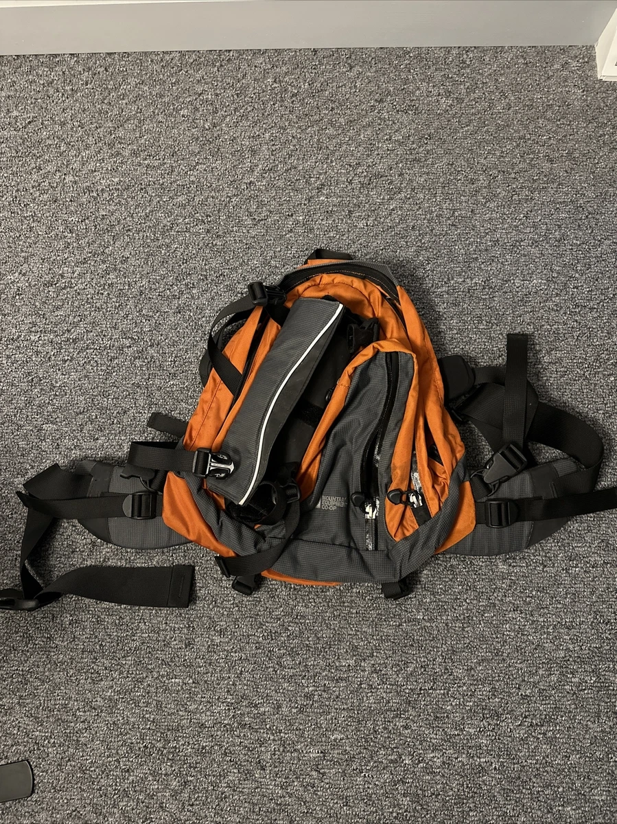 Mountain Equipment co-Op Climbing Hiking Backpack outdoor recreation ORANGE  MEC