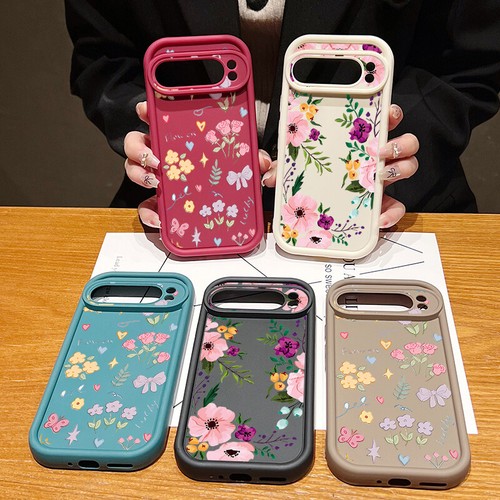 Funda protectora de silicona TPU con flores a prueba de golpes para teléfono Google Pixel 9 Pro XL 9A 8 7 - Imagen 5 de 19