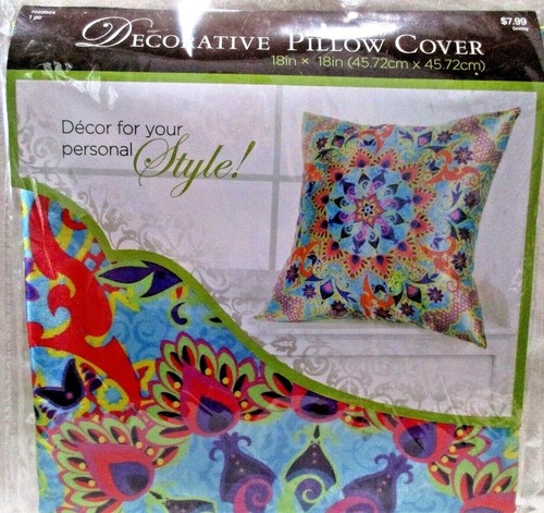 Hobby Lobby dekorativer Überwurf Kissenbezug 18" x 18" quadratisch Polyester 2011 - Bild 2 von 5