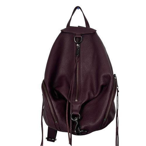 Rebecca Minkoff Julian Leather Backpack 13" - Currant - HF19GPBB01