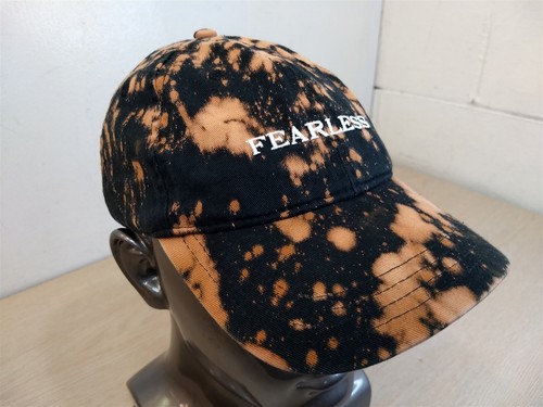 FEARLESS BY ART CLASS ADJUSTABLE STRAPBACK BASEBALL HAT/CAP, BLACK/BROWN, YOUTH - Picture 2 of 11