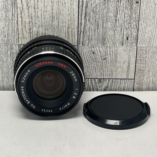Albinar ADG 28mm 1:2.8 MF Camera Lens With Cover