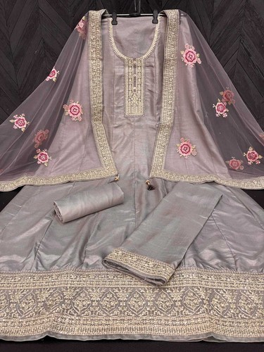 Anarkali Salwar Kameez Suit Indian Pakistani Designer Bollywood Ethnic Dress - Picture 21 of 29