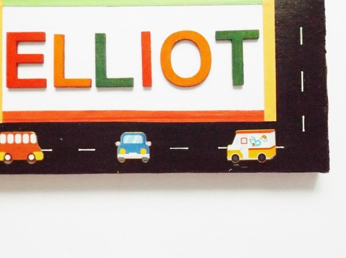 Cars Road Name Plaque Transport Door Sign Wall Home Decor Custom Childrens Gift - Picture 4 of 6