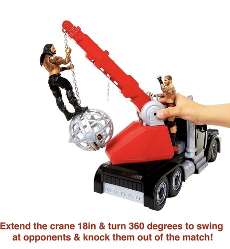 2022 WWE Wrekkin’ Rampage Rig Truck w/ 11 Breakaway Pieces & WWE Championship - Picture 7 of 8