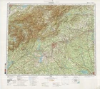 Russian Soviet Military Topographic Map - KNOXVILLE (USA, Tennessee), ed.1983
