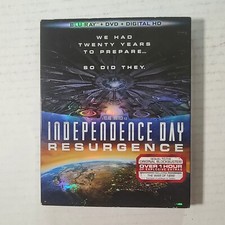 Independence Day: Resurgence (Blu-ray, 2016) Goldblum Pullman Hemsworth SCI-FI👽