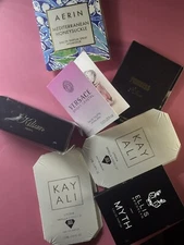 Fragrance travel/sample set Kilian , Versace , Aerin , Kay ali , Ellis Myth
