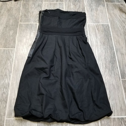 Diane von Furstenberg Tere Damen Gr. 2 schwarz trägerloses Kleid Blasensaum seitlicher Reißverschluss - Bild 8 von 10