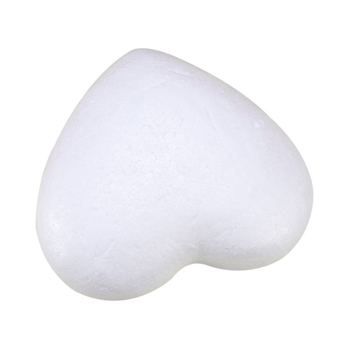 Christmas Heart Ornament Foam Heart Crafts Polystyrene Shapes Foam Craft Shape - Picture 8 of 12