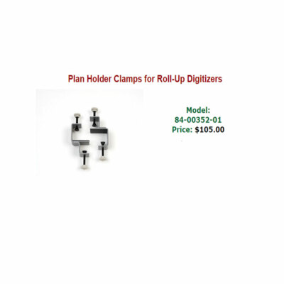 GTCO Plan Holder Clamps for Roll-Up Roll-Up II Roll-Up III