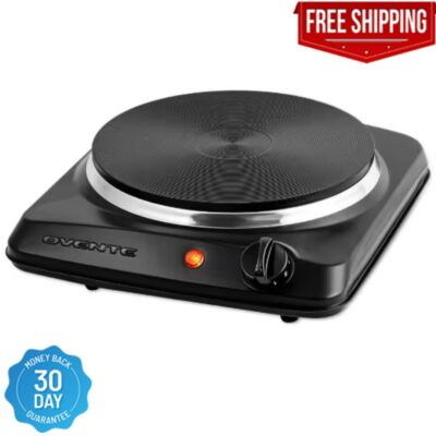 #ad Hot Plate Electric Single Burner Infrared Anti Slip Heavy Duty Kitchen Cooking $19.11