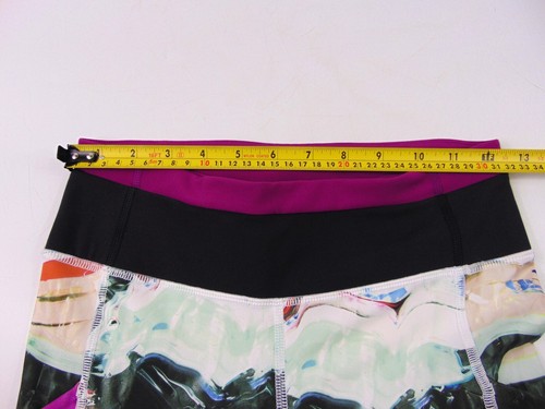 Lululemon Leggings Run Inspire Crop All Full-On Luxtreme Pigment Wave | Size XS - Picture 11 of 17