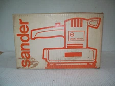 Vintage Black & Decker Finishing Sander No. 7410 METAL BODY 4000 OPM in VGUC