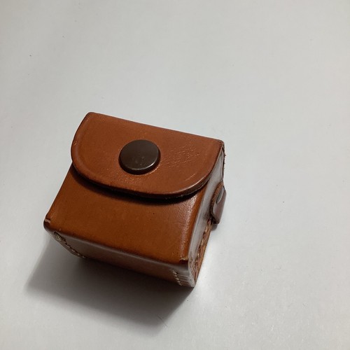 Vintage Camera 2 Lenses Leather Pouch Clean Classic Authentic Accessory Parts - Picture 9 of 10