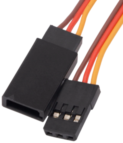 4 Stück Servo Kabel Verlängerung Verdrillt 30cm 300mm JR Graupner Twisted 24AWG - Bild 4 von 11