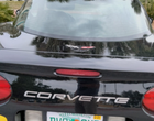 CHROME RAISED 1/16  LOGO LETTERS FOR C 5 CORV 96-2004 FRONT & BACK US MADE