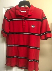 uga striped polo