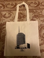CAPITOL RECORDS Cotton Natural Unbleached Shopping Reusable TOTE BAG New