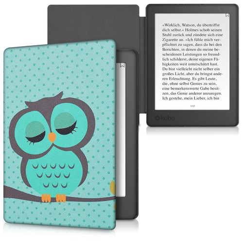 Housse de coque en cuir PU mince pour Kobo Aura H2O Edition 2 - Photo 5/7