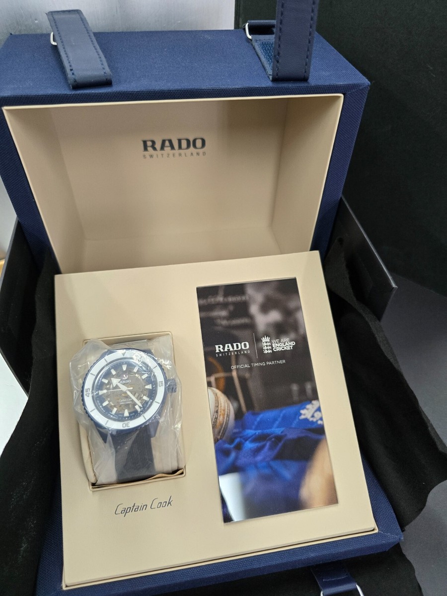 Rado Captain Cook 43mm Ceramic X England Cricket Limited Edition