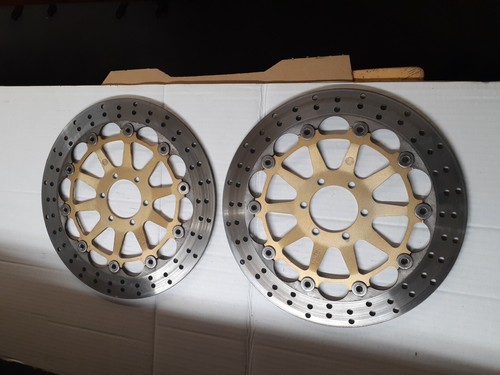 Ducati Supersport 800 800ss Front Disc Brake Rotors Oem Brembo Straight