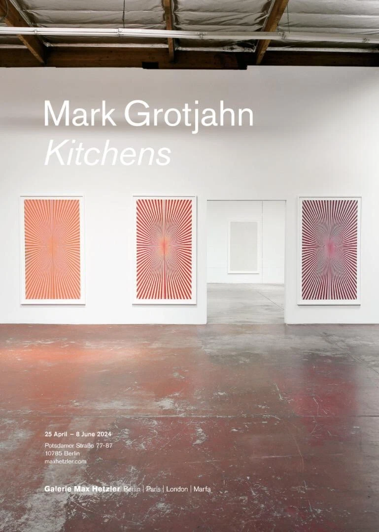 Impresión de cartel de exposición original Mark Grotjahn - Cocinas Max Hetzle...
