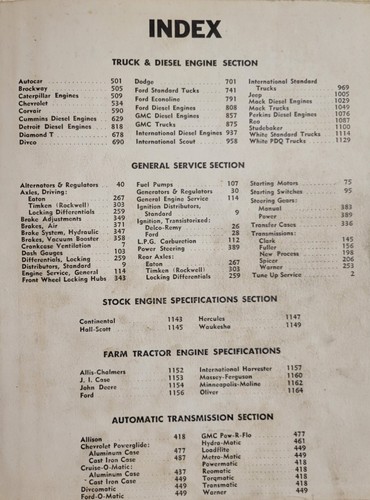 MOTOR'S TRUCK REPAIR MANUAL 19th EDITION 1966 - Bild 3 von 10