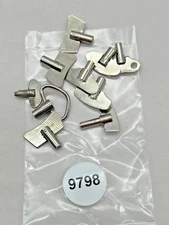 LOT OF 10  ALARM / SMALL CLOCK WINDING KEYS.  (CM89-9798)