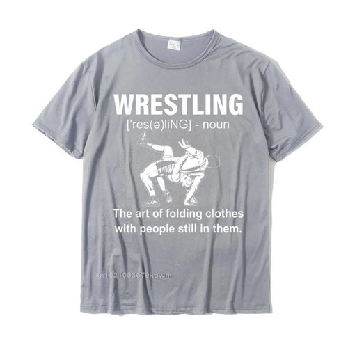 Funny Wrestling T-Shirt Design Cotton Tops Shirts Birthday for Men - 第 73/76 張圖片