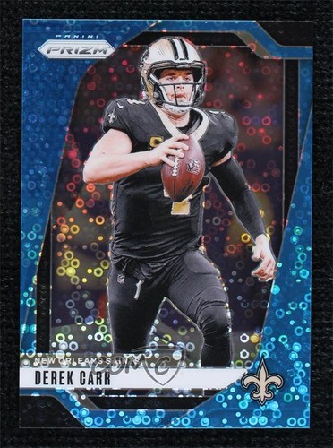 2024 Panini Prizm Blue No Huddle Prizm 33/99 Derek Carr #203