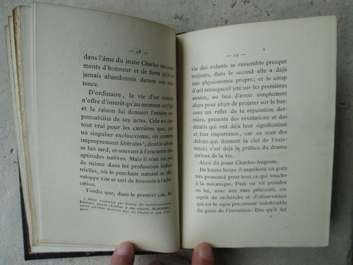 Notice sur Charles-Auguste SANDOZ (horloger suisse), 1883. Bel envoi de son fils - Picture 6 of 12